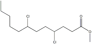 4,7-Dichlorolauric acid methyl ester Structure