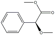 (2S)-2-Methoxy-2-phenylacetic acid methyl ester 구조식 이미지