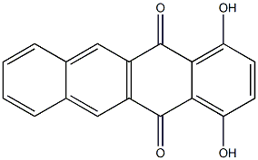 1,4-Dihydroxynaphthacene-5,12-dione Structure