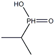 Isopropylphosphinic acid Structure