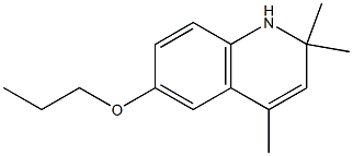 6-Propoxy-1,2-dihydro-2,2,4-trimethylquinoline 구조식 이미지