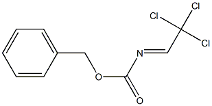 N-(2,2,2-Trichloroethylidene)carbamic acid benzyl ester Structure