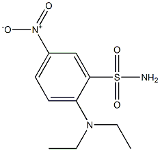 2-Diethylamino-5-nitrobenzenesulfonamide 구조식 이미지