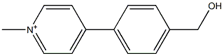4-(4-Hydroxymethylphenyl)-1-methylpyridinium Structure