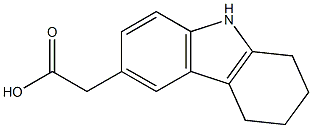 2,3,4,9-Tetrahydro-1H-carbazole-6-acetic acid Structure