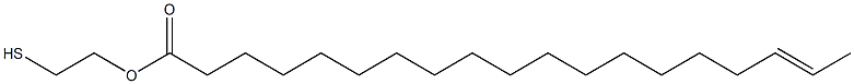 17-Nonadecenoic acid 2-mercaptoethyl ester Structure