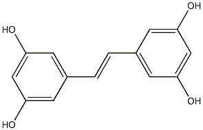 3,3',5,5'-Tetrahydroxystilbene 구조식 이미지