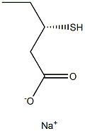 [S,(+)]-3-Mercaptovaleric acid sodium salt 구조식 이미지