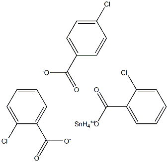 Tin(II)2-chlorobenzoate 4-chlorobenzoate Structure