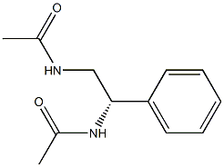 (+)-N,N'-[(S)-1-Phenylethylene]bisacetamide Structure