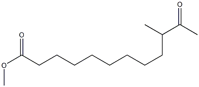 10-Acetylundecanoic acid methyl ester 구조식 이미지