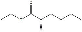 [S,(+)]-2-Methylhexanoic acid ethyl ester 구조식 이미지