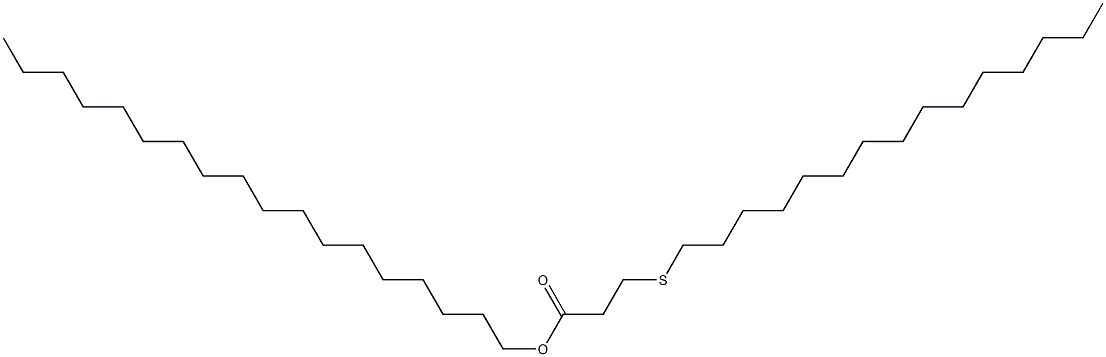 3-(Pentadecylthio)propionic acid octadecyl ester 구조식 이미지