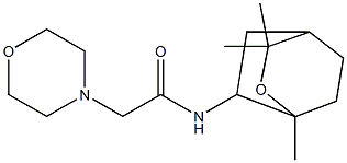 N-(1,8-Epoxy-p-menthan-2-yl)-4-morpholineacetamide 구조식 이미지