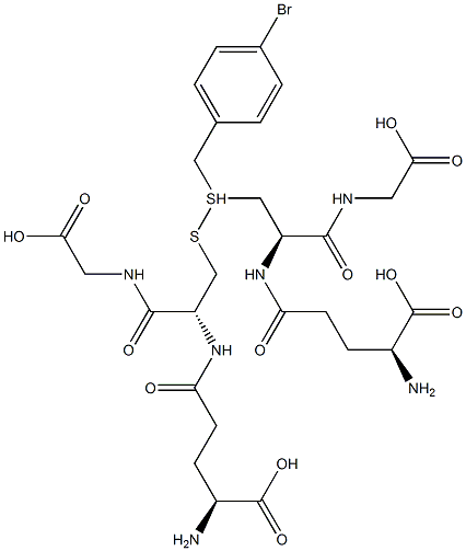 S-p-Bromobenzylglutathione Structure
