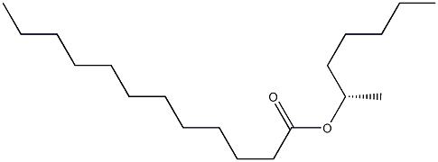 (+)-Lauric acid (S)-1-methylhexyl ester Structure