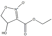 3-(Ethoxycarbonyl)-4-hydroxy-2-isoxazoline 2-oxide 구조식 이미지