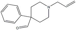 1-Allyl-4-phenyl-4-piperidinecarbaldehyde Structure