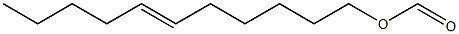 Formic acid 6-undecenyl ester Structure