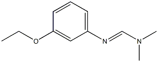 N,N-Dimethyl-N'-(3-ethoxyphenyl)formamidine Structure