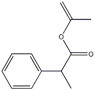 2-Phenylpropionic acid 1-methylethenyl ester 구조식 이미지