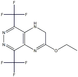 3-Ethoxy-1,2-dihydro-5,8-bis(trifluoromethyl)pyrazino[2,3-d]pyridazine 구조식 이미지
