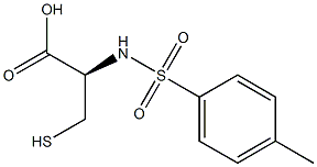 (2R)-3-Mercapto-2-tosylaminopropanoic acid 구조식 이미지