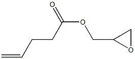 4-Pentenoic acid glycidyl ester 구조식 이미지