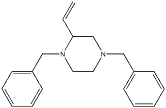 1,4-Dibenzyl-2-vinylpiperazine Structure