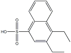 3,4-Diethyl-1-naphthalenesulfonic acid 구조식 이미지