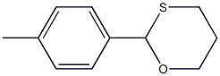 2-(4-Methylphenyl)-1,3-oxathiane Structure