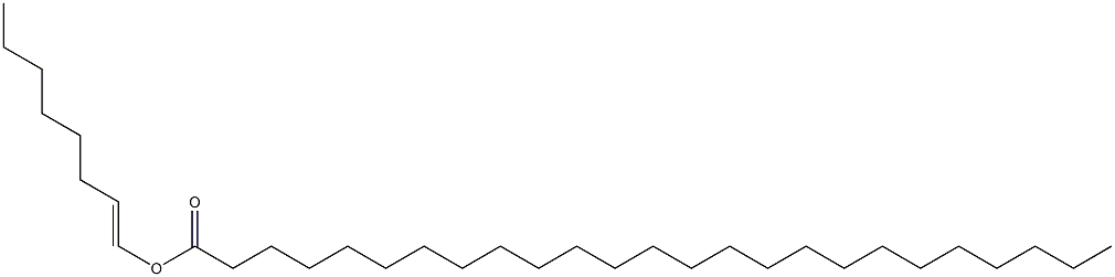 Pentacosanoic acid 1-octenyl ester Structure