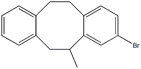 3-Bromo-5,6,11,12-tetrahydro-5-methyldibenzo[a,e]cyclooctene Structure