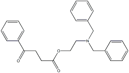 4-Oxo-4-phenylbutanoic acid 2-(dibenzylamino)ethyl ester Structure