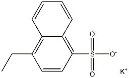 4-Ethyl-1-naphthalenesulfonic acid potassium salt 구조식 이미지