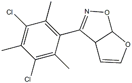 3-(3,5-Dichloro-2,4,6-trimethylphenyl)-3a,6a-dihydrofuro[3,2-d]isoxazole Structure