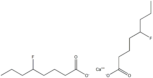 Bis(5-fluorooctanoic acid)calcium salt 구조식 이미지