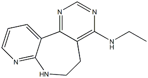 N-Ethyl-6,7-dihydro-5H-pyrido[2,3-b]pyrimido[4,5-d]azepin-4-amine 구조식 이미지