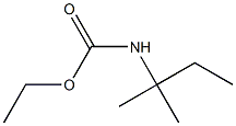 N-(1,1-Dimethylpropyl)carbamic acid ethyl ester 구조식 이미지