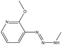 1-(2-Methoxy-3-pyridyl)-3-methyltriazene Structure