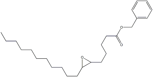 6,7-Epoxystearic acid benzyl ester 구조식 이미지