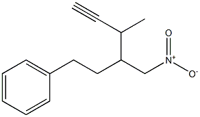 3-Methyl-4-nitromethyl-6-phenyl-1-hexyne Structure