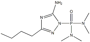 (5-Amino-3-butyl-1H-1,2,4-triazol-1-yl)bis(dimethylamino)phosphine oxide 구조식 이미지