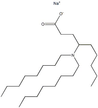 4-(Dioctylamino)nonanoic acid sodium salt Structure