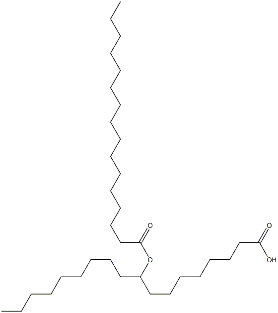 9-Hexadecanoyloxyoctadecanoic acid Structure