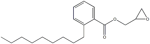 2-Nonylbenzoic acid glycidyl ester Structure