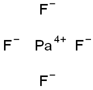 Protactinium(IV) tetrafluoride 구조식 이미지