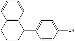 4-[(1,2,3,4-Tetrahydronaphthalen)-1-yl]phenol Structure