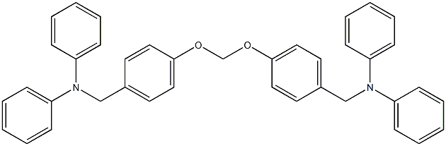 4,4'-(Methylenedioxy)bis[1-(diphenylaminomethyl)benzene] Structure