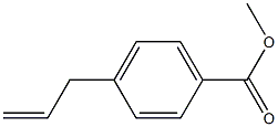 4-(2-Propenyl)benzoic acid methyl ester Structure